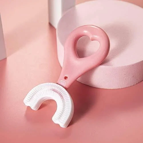 Silicone U-Shaped Baby Toothbrush Pack of 2