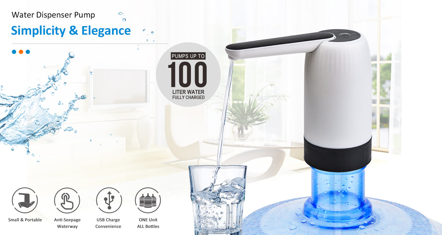 Drinking Water Bottle Pump Automatic Drinking Water Pump Mini Portable Household Wate