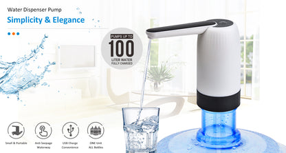 Drinking Water Bottle Pump Automatic Drinking Water Pump Mini Portable Household Wate