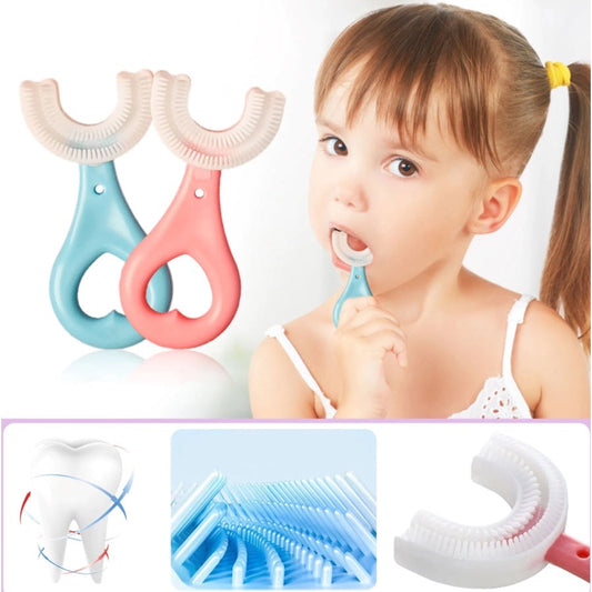 Silicone U-Shaped Baby Toothbrush Pack of 2