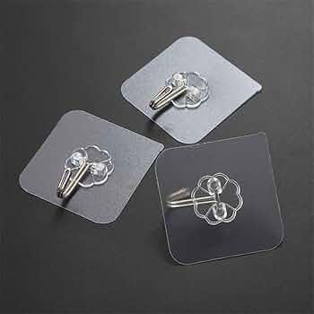 5Pcs Self Adhesive Door Wall Hangers Hooks