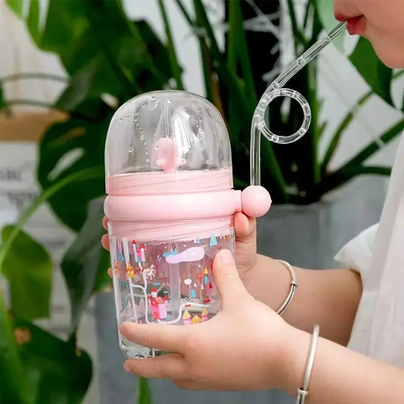 Playful Dolphin Water Bottle for Kids