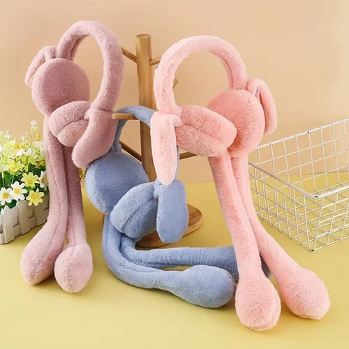Cute Bunny Earmuffs Soft and Comfy