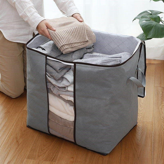 Portable Storage Bamboo Bag Organizer