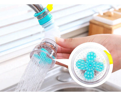Fan Faucet Clip 360 Rotating Flexible Kitchen Faucet Water Filter