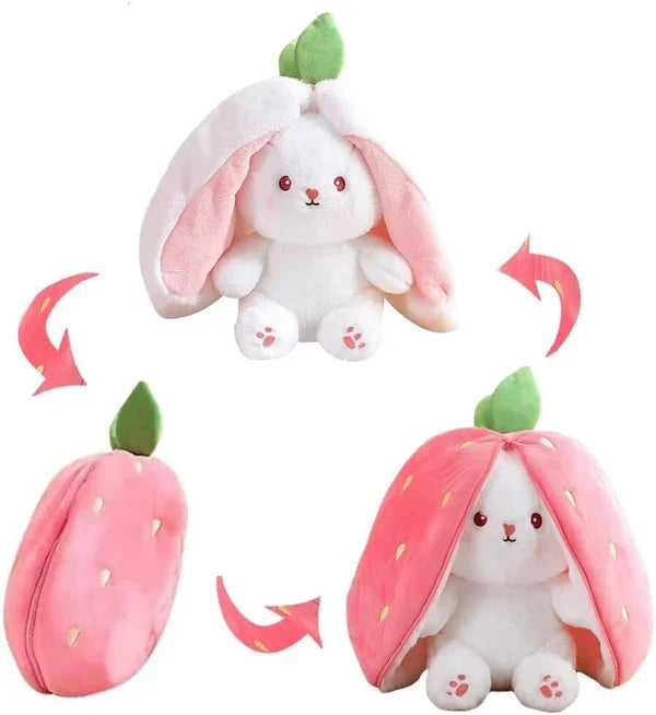 Strawberry Bunny Soft Toy (25Cm/10Inch)