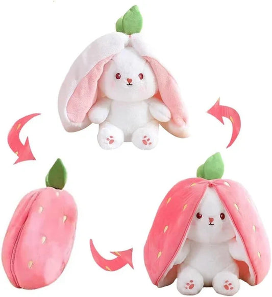 Strawberry Bunny Soft Toy (25Cm/10Inch)